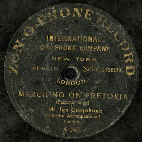 Marching on Pretoria album cover from 1902